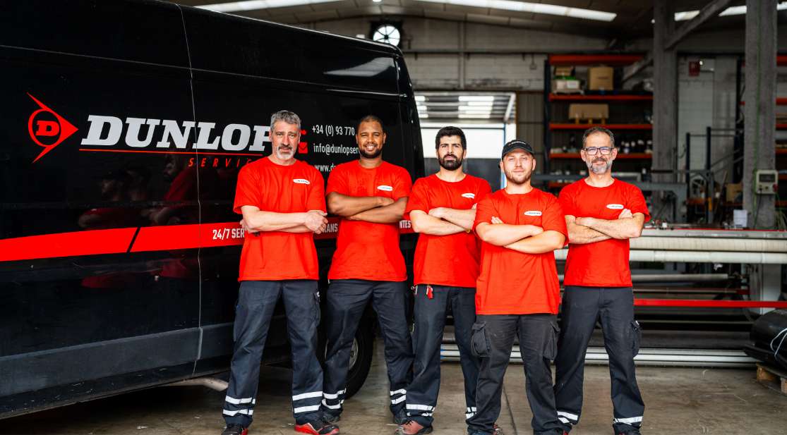 Dunlop Service - 24/7 conveyor belting service